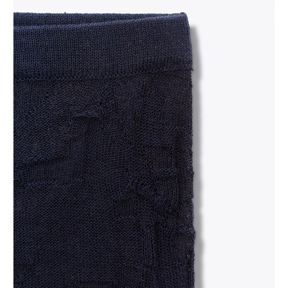 Zara 2 pieces Wrinkle Effect Fine Knit Midi Dress w/Matching Pants Navy Blue NWT - Picture 15 of 16